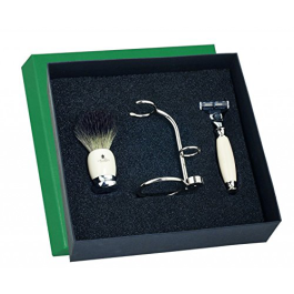 Vie-Long Estuche Regalo Afeitado Clasico Premium Marfil Coffret Rasage Classique Premium Ivoire