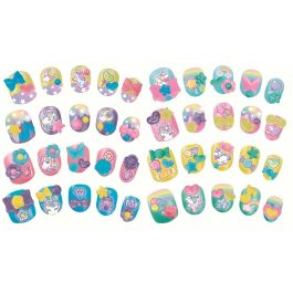 Aquabeads Mi Kit de Manicura Unicornio 40 Uñas Pegatinas AQU5054131350515