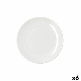 Assiette plate Bidasoa Harmony Hydrozero Blanc Céramique Ø 21 cm (6 Unités)