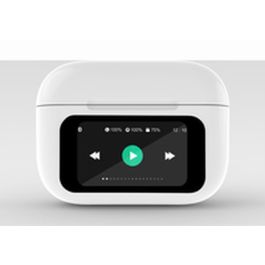 Casque GEMBIRD TWS-LCD-ANC-01-W Blanc