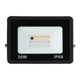 Projecteur LED RGBW 30W avec Télécommande Extérieur IP65 120°