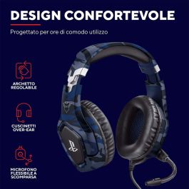 Casque Trust GXT 488 Forze PS4 Bleu
