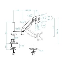 Monitor Gaming TooQ DB1532TNR-B 17"-32"