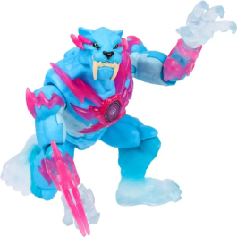 MrBeast Lab Figurine Mutator - Lightning Strike - 13 cm avec plus de 20 points d'articulation - Lecteur d'empreinte et effets d'animation - À partir de 5 ans