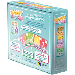 Zygomatic Jeu de cartes Happy Mochi - Jeu de société familial pour 2 à 6 joueurs, à partir de 8 ans - Durée de partie 20 min - Format pratique à emporter