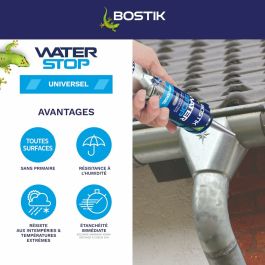 Bostik Waterstop Membrana imperméabilisante Réparation de fuites Cartouche 290 ml Gris