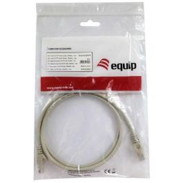 Equip Patchkabel Cat6 U/UTP 2xRJ45 1.00m beige Polybeutel