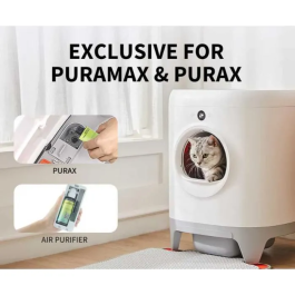 Petkit - Lot de 4 recharges purifiantes pour litière automatique - Spray anti-odeur à base de plantes - Flacons de 50 ml - Pour chats