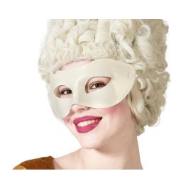 Masque de fête vénitien unicolore blanc lisse, design ergonomique pour carnaval, soirée thématique ou théâtre - Antifaz Precio: 9.8900004. SKU: B15ZN6HSM9