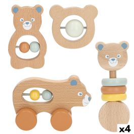 Kit de hochets Woomax 13,5 X 9,5 X 4,5 CM (4 Unités)