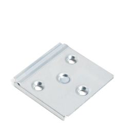 HERRAJES ALK Plaque de suspension meuble E-Delta 50x50 zingué pour meubles suspendus