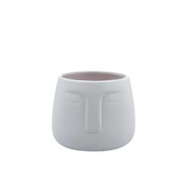 Macetero Caras Cerámico Moa Vinthera 10,5x10,5 cm (12 Unidades)