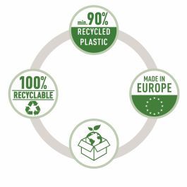 Tiroir de classement Leitz Noir Plastique recyclé Recyclable