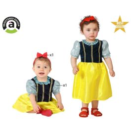 Déguisement Princesse de Conte pour Bébé Fille 12-24 Mois, Robe Jaune et Bleu avec Diadème Rouge - Polyester Precio: 15.9. SKU: B1JZQS58AX