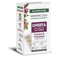 Klorane Pack De Capsules Keratincaps Pour Renforcer Et Revitaliser Les Cheveux 3 X 30 Unités Precio: 28.9090908. SKU: B1CCBF8XJW