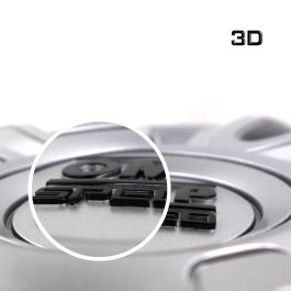 Omp OMPS07011602 Jeu De 4 Enjoliveurs Magnum 16 Pouces Argent