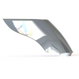 Q&Q Pied de meuble H50, métal, finition cromo, 50 mm