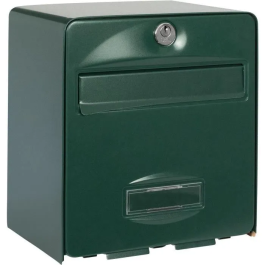 Burg-Wächter Boîte aux lettres Balthazar Mini 1 Puerta Muro Acero galvanizado Verde BUR3572010504351
