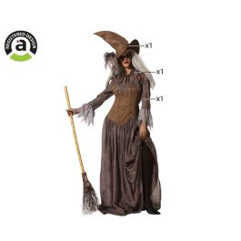 Déguisement de Sorcière Marron pour Femme Adulte, Taille M-L, Inclut Robe, Chapeau Pointu et Collier - Halloween Precio: 28.464. SKU: B14QQYVNKT