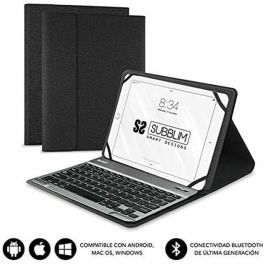 Housse pour Tablette et Clavier Subblim SUB-KT2-BT0001 10.1" Noir Espagnol Qwerty QWERTY Bluetooth Precio: 32.4999996. SKU: S7605293