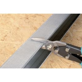 Ciseaux Coupe tôle Wolfcraft 4027000 Droit Acier 26 cm