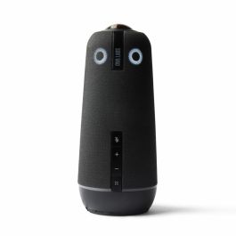 Owl Labs Meeting Owl 4+ - Caméra de vidéoconférence intelligente 4K 360° avec micro et haut-parleur - Certifié Microsoft Teams - Charbon de bois