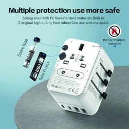 Multiprise Scape Travel 621UC Plastique