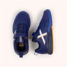 Chaussures de Futsal pour Enfants Munich Rondito Kid Elastic Laces Bleu