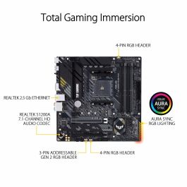 ASUS TUF GAMING B550M PLUS Carte Mère, Socket AM4, Chipset AMD B550, Format Micro ATX, Compatible DDR4
