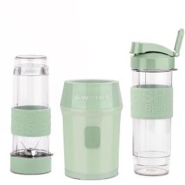 Sweiss MOOV7 Mini Blender 300W 570ml 2 Bouteilles Vert
