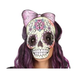 Máscara Calavera Blanche avec Ruban et Fleurs pour le Jour des Morts - Masque Décoratif pour Costume de Catrina Mexicaine Precio: 10.5. SKU: B1H24HC7LW