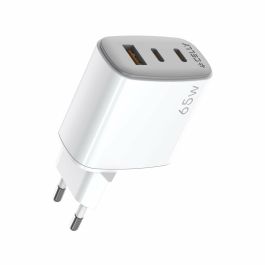 Chargeur mural Celly UPTC1USB2USBC65 Blanc