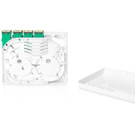 Digitus Boîtier FTTH mural blanc IP45 pour 4 couplages SC SX - 80 x 100 x 30 mm