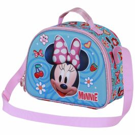 Sac glacière goûter 3D Minnie Mouse Happiness Rose 25,5 x 10 x 20 cm