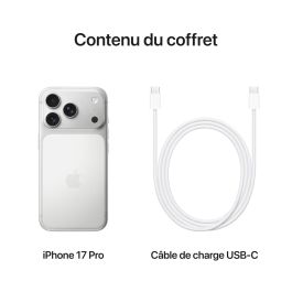Apple iPhone 17 Pro 256 Go Argent