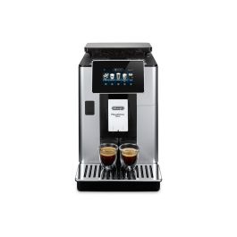 De'Longhi PrimaDonna ECAM610.55.SB - Machine à expresso automatique avec broyeur - Café grains/moulu - 19 bars - 1450 W - Réservoir 2,2L - Écran tactile couleur - Métallique