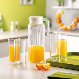 Jarra Vidrio con Tapa Quadro Luminarc 1,1 L