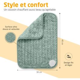 Coussin chauffant ultra doux - MEDISANA - HP 517 - 100 W - 4 réglages - Vert