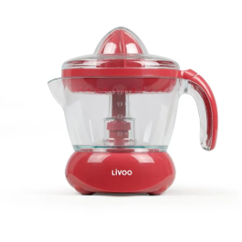 Livoo Presse-agrumes électrique DOD131RC - 25 W, avec 2 cônes (grand et petit), bol 700 ml, démarrage automatique, rotation bidirectionnelle - Rouge Precio: 37.608. SKU: B1E2JRXJ2M