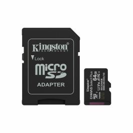 Carte Mémoire Micro SD avec Adaptateur Kingston SDCS3/64GB 64 GB