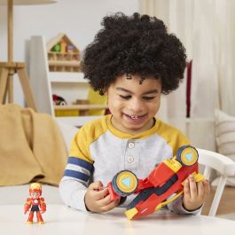 Hasbro Armure Mécanique Iron Man et Véhicule 2 en 1 Marvel Iron Man et ses Amis HASG14745P0, Jouet pour Enfants à partir de 3 ans