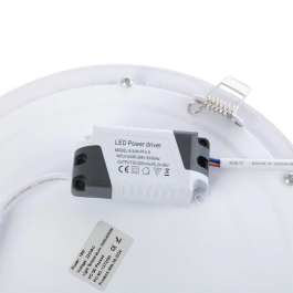 Plaque LED 18W 1800Lm CCT (3000-6000K) Circulaire 40.000H HO-GP-LZ-3-M-CCT