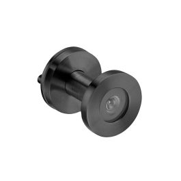 ARTICULOS INOXIDABLES Mirilla Puerta IN.23.010 Acero Inoxidable Cristal Negro Puertas 35-50 mm