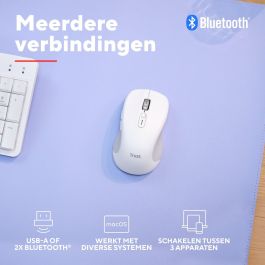 Souris Trust 25674 Blanc 3200 DPI