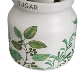 Laitière et sucrier GREENS Blanc Vert Grès 250 ml 18,5 x 9 x 10 cm