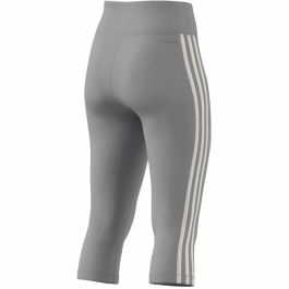 Leggings de Sport pour Femmes Adidas Train Essentials 3S 3/4 Gris