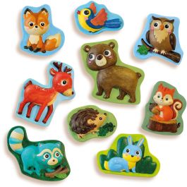 Ses Creative Cadre et peinture Animaux de la forêt en plastique recyclé SES1701830730891