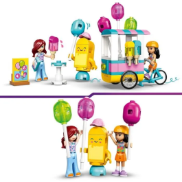 Lego LEGO Friends 42692 - Stand de Glaces et de Ballons, Jouet de Construction avec Triporteur, Mini-Poupées, Accessoires - Pour Enfants dès 6 ans