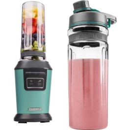 Sencor SBL 7171GR - Machine à smoothie portable 800 W, 0.6 L, 2 programmes (SOFT/HARD), 6 lames acier inox, bouteille Tritan sans BPA