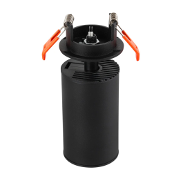 Spot Empotrable GU10 Noir (Sans Ampoule) [LUM-RGU10-B]